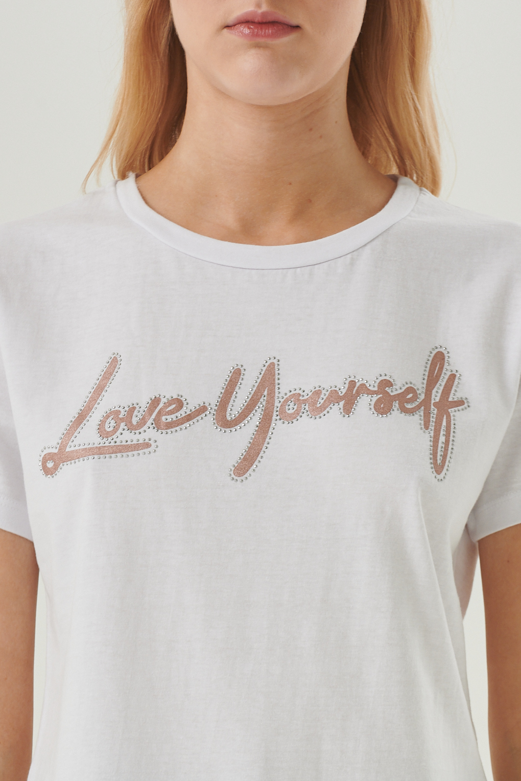 remera algodón con frase