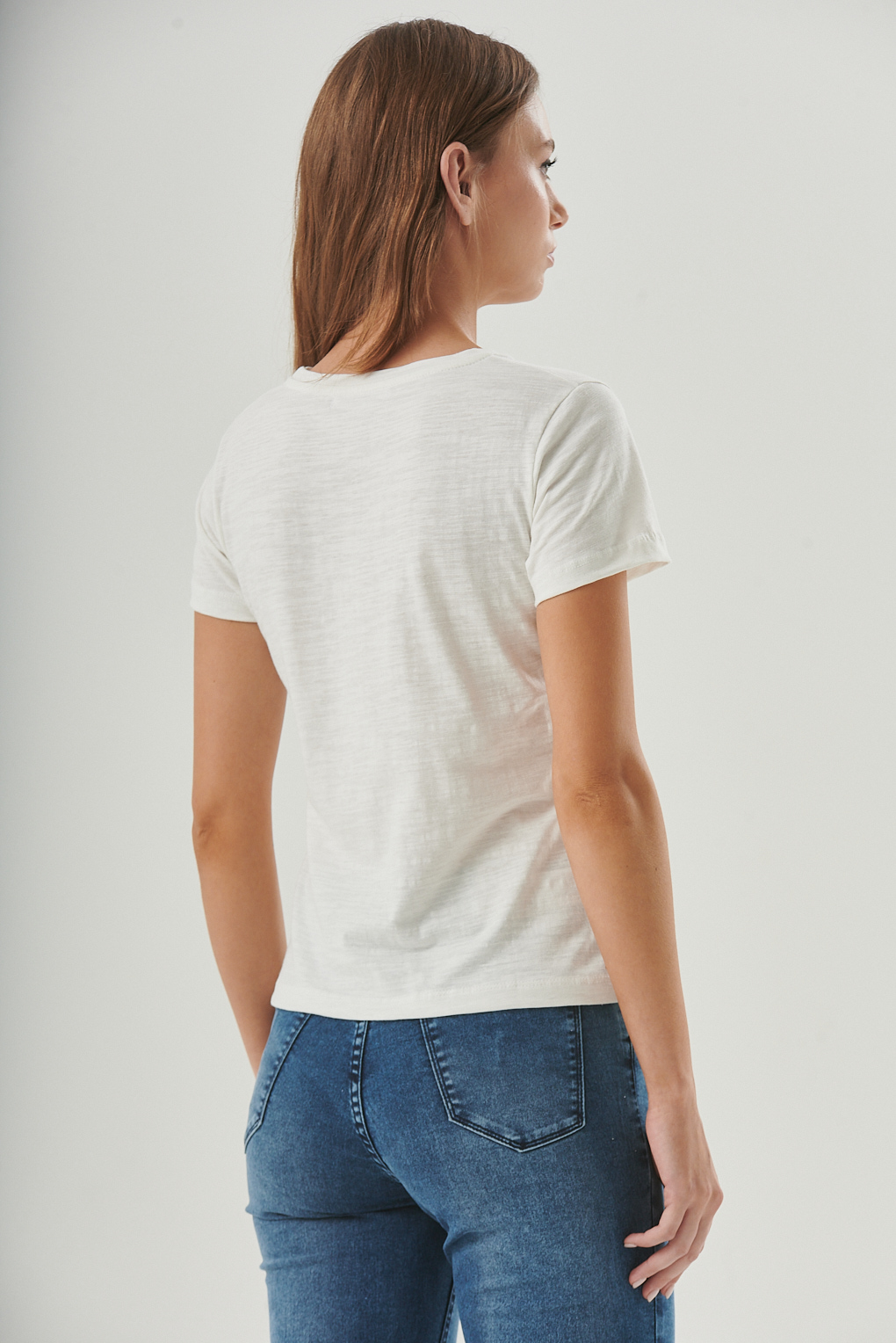 remera algodón estampado floral