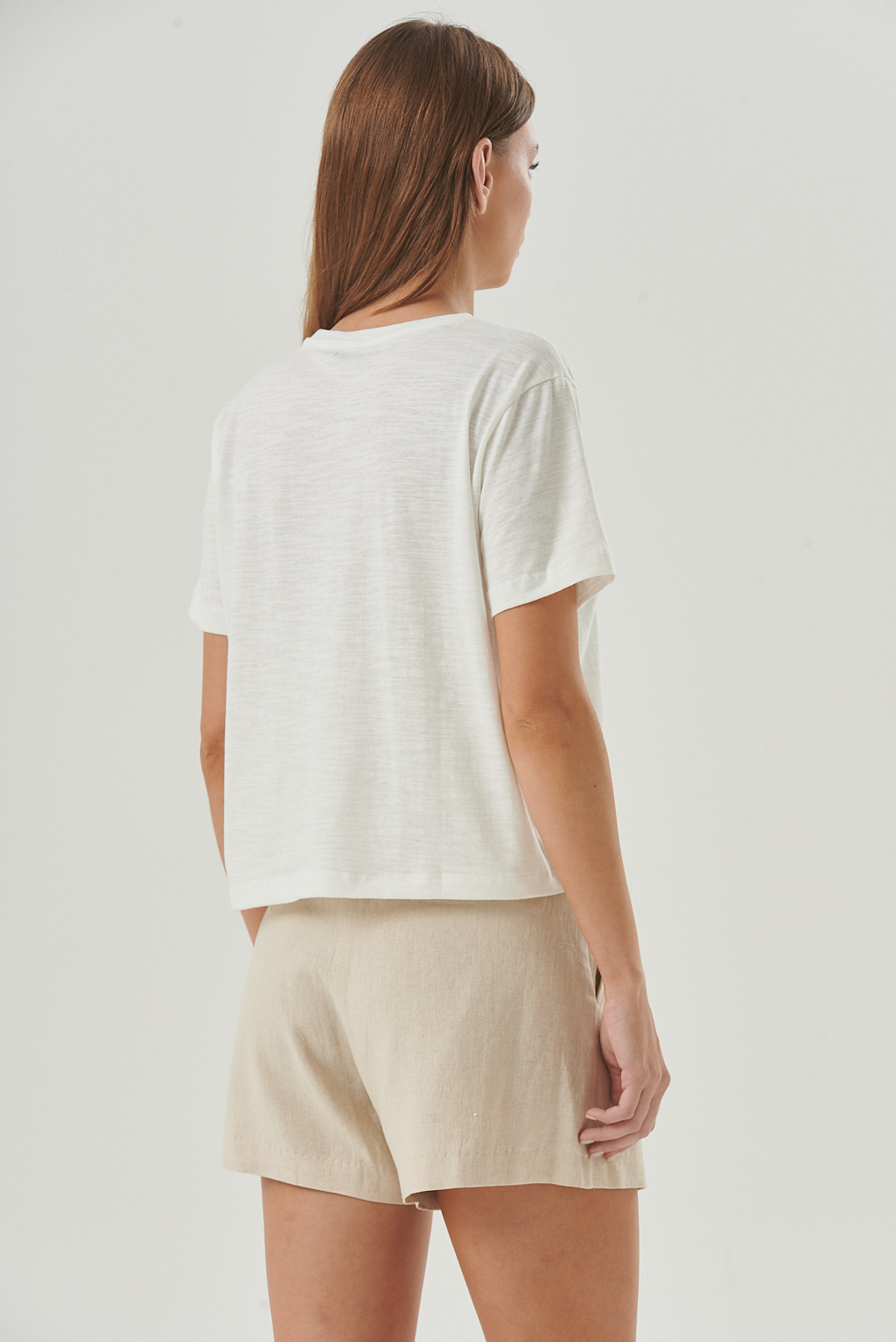 remera estampado con flores