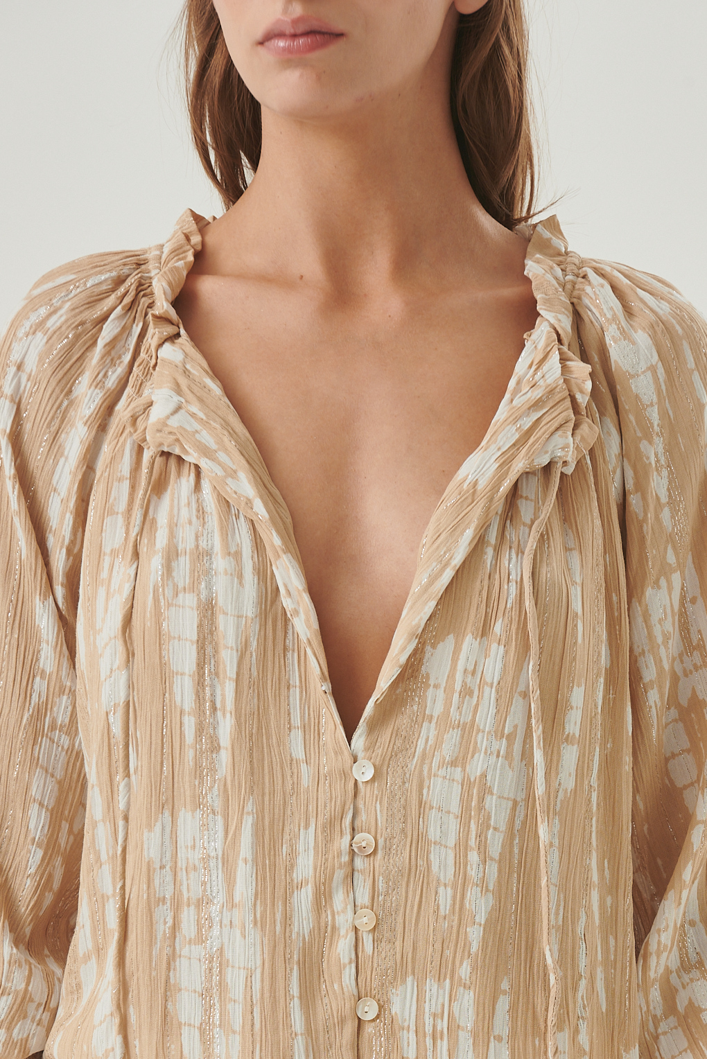 blusa lurex