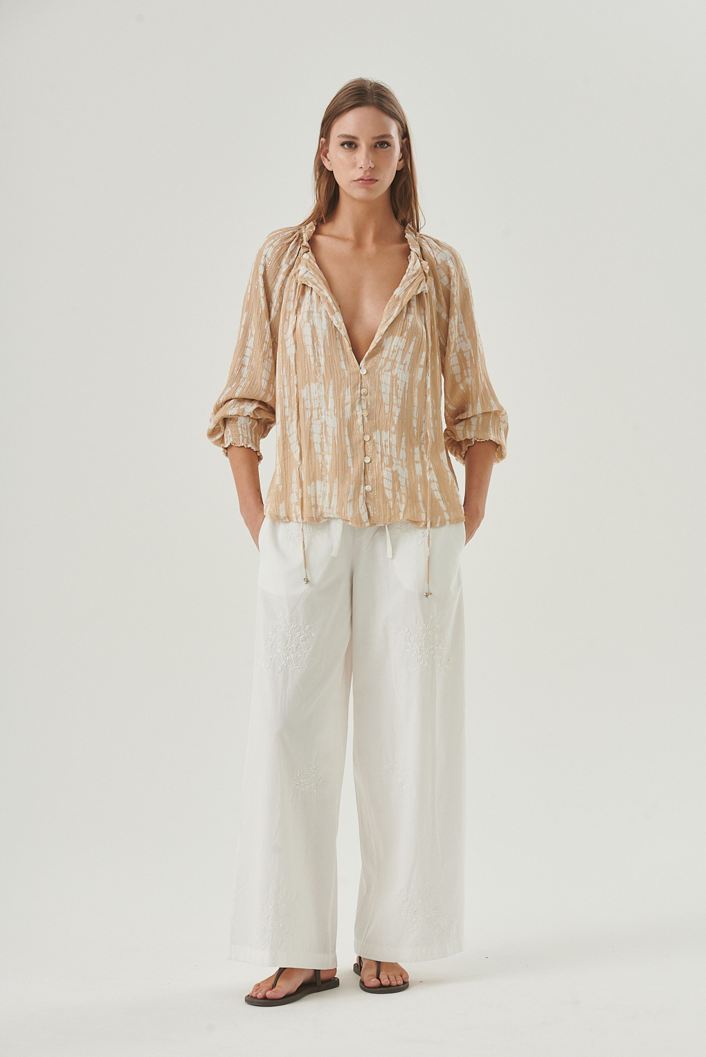 blusa lurex