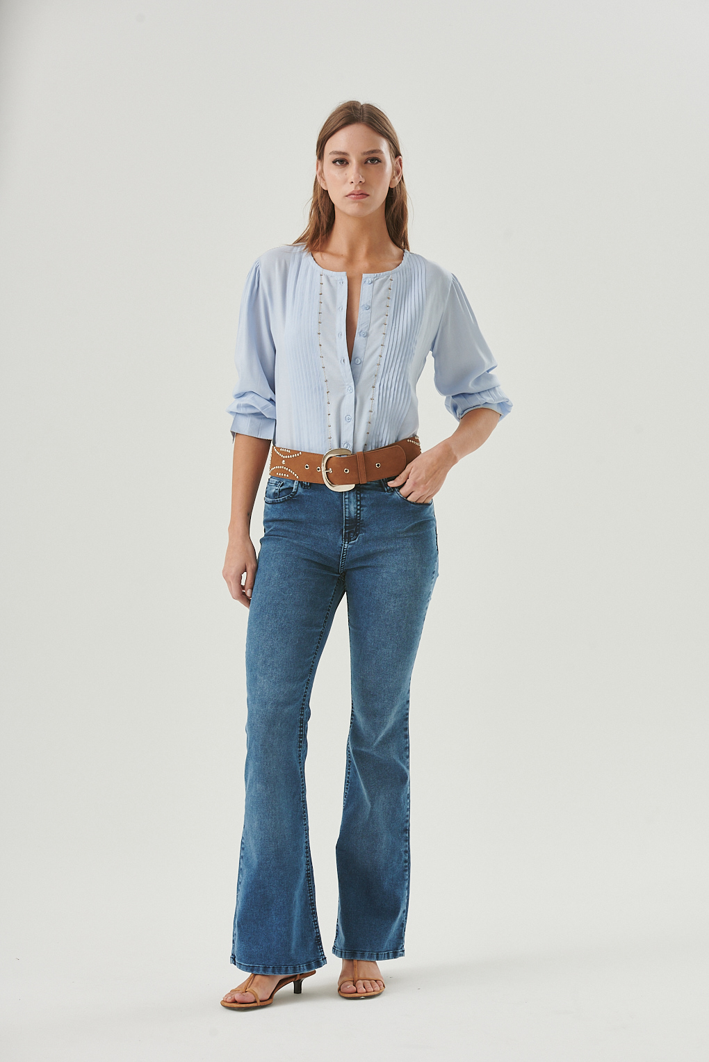 blusa voile viscosa