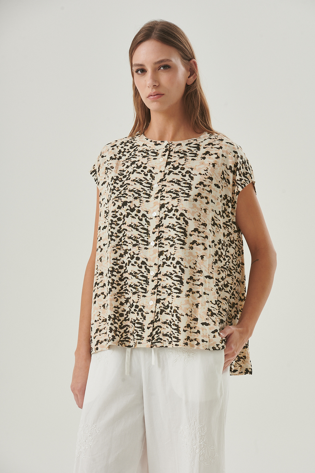camisa animal print