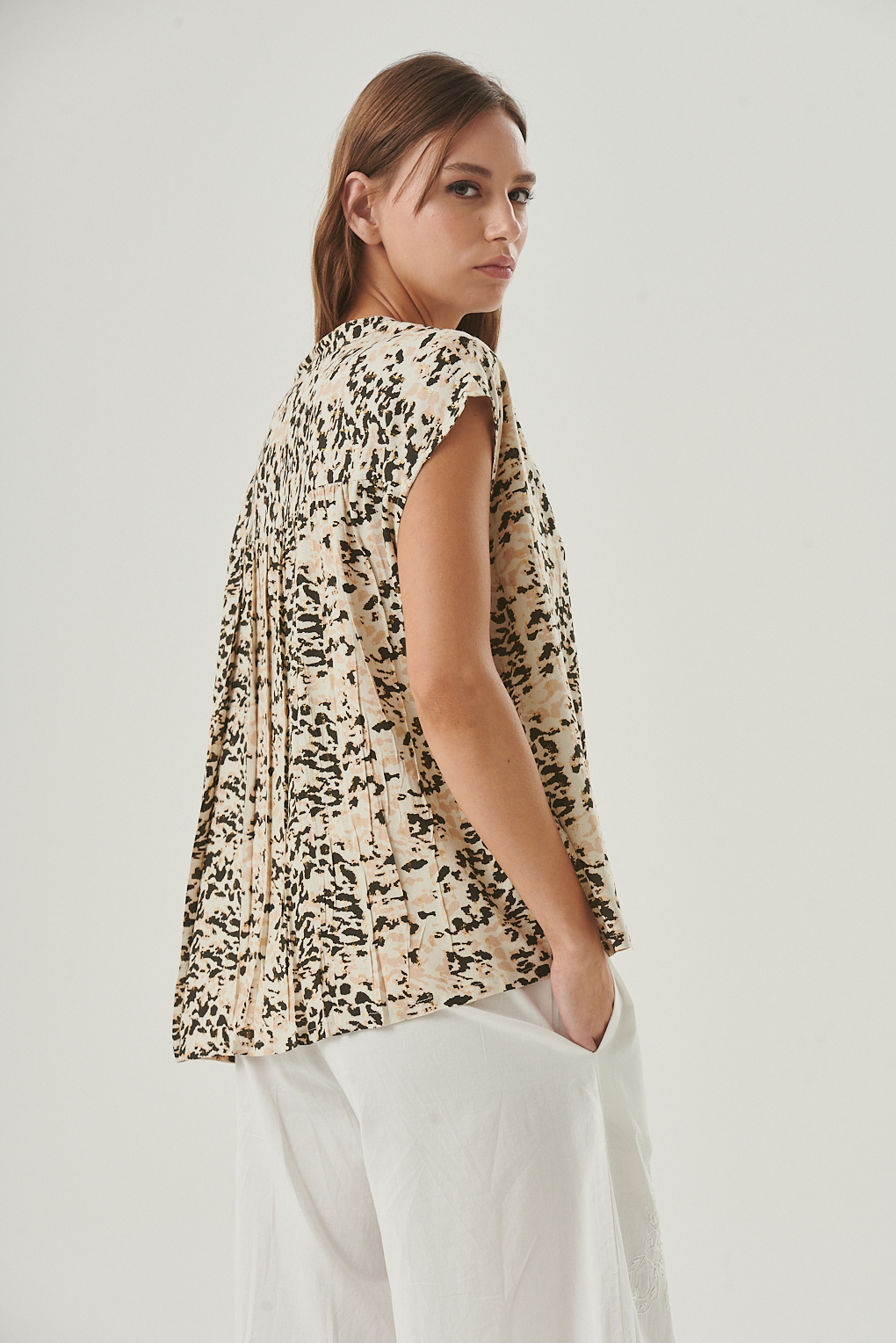 camisa animal print