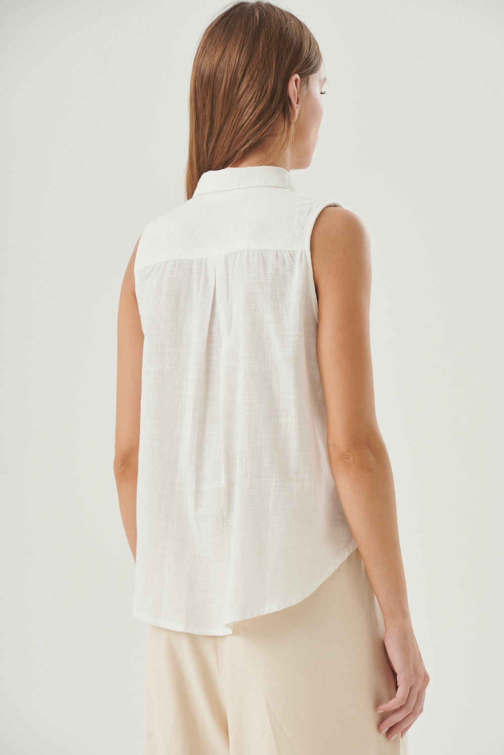 camisa sin mangas brillos