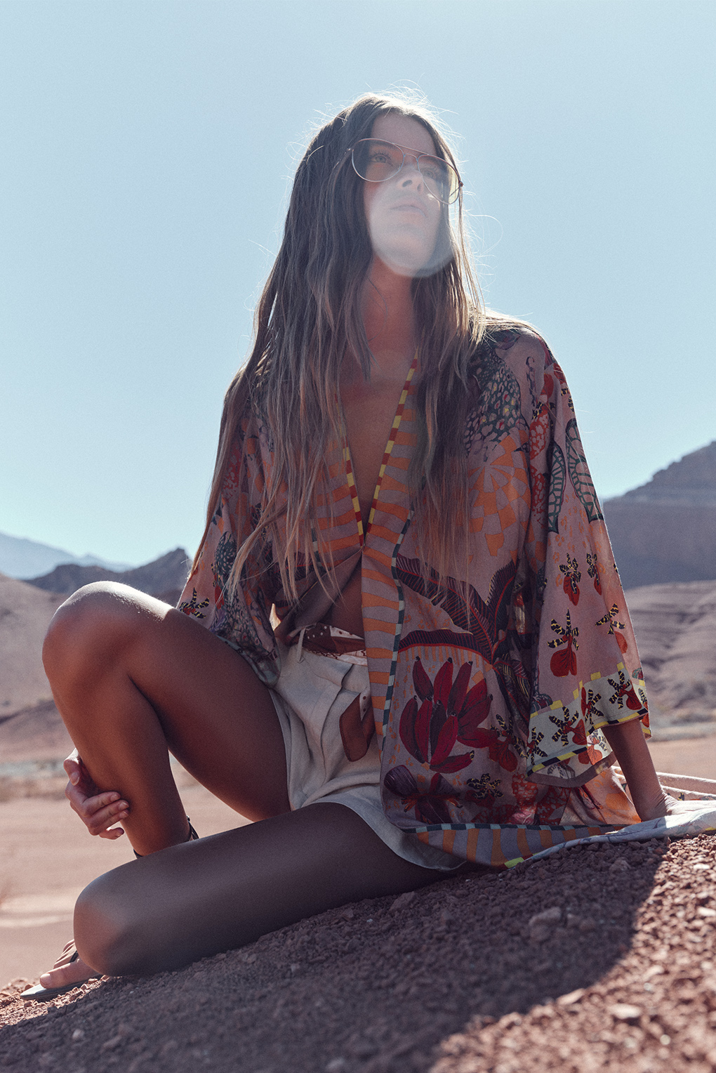 kimono estampa selvática