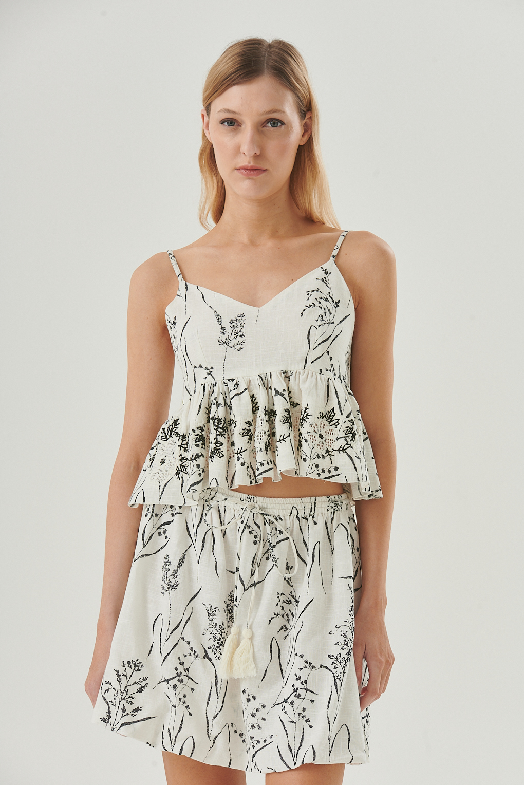 top volado estampado