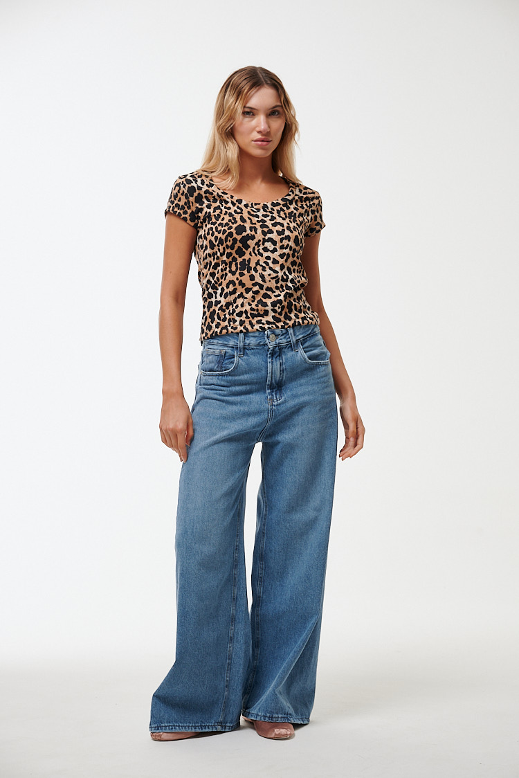 remera animal print