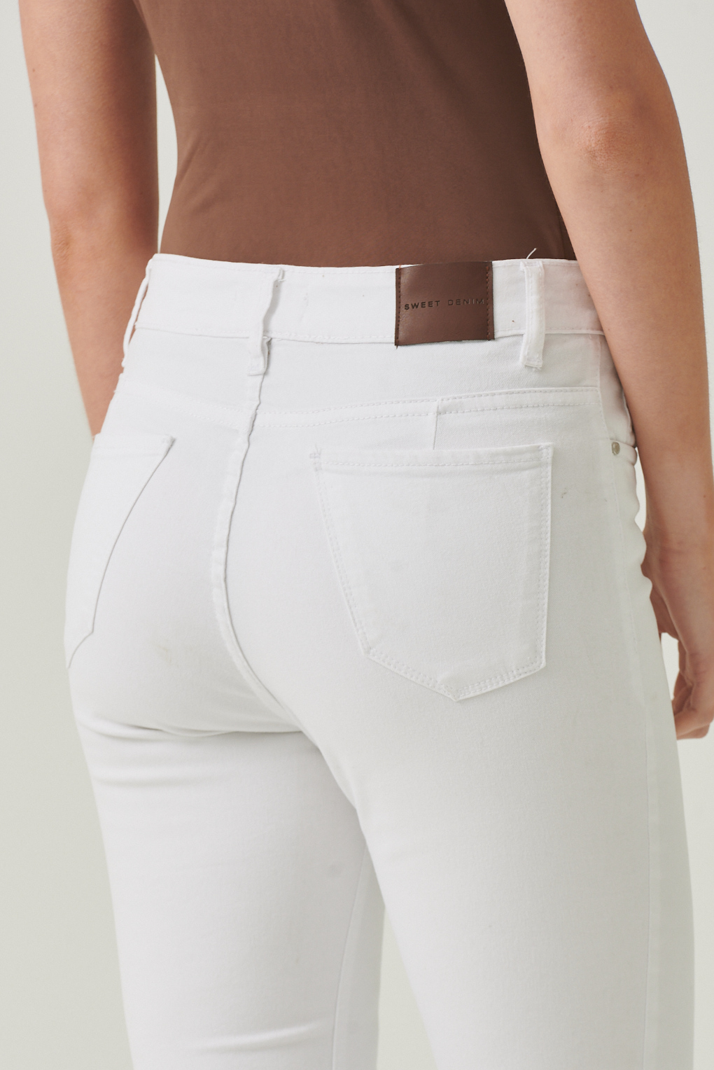 jean oxford blanco elastizado