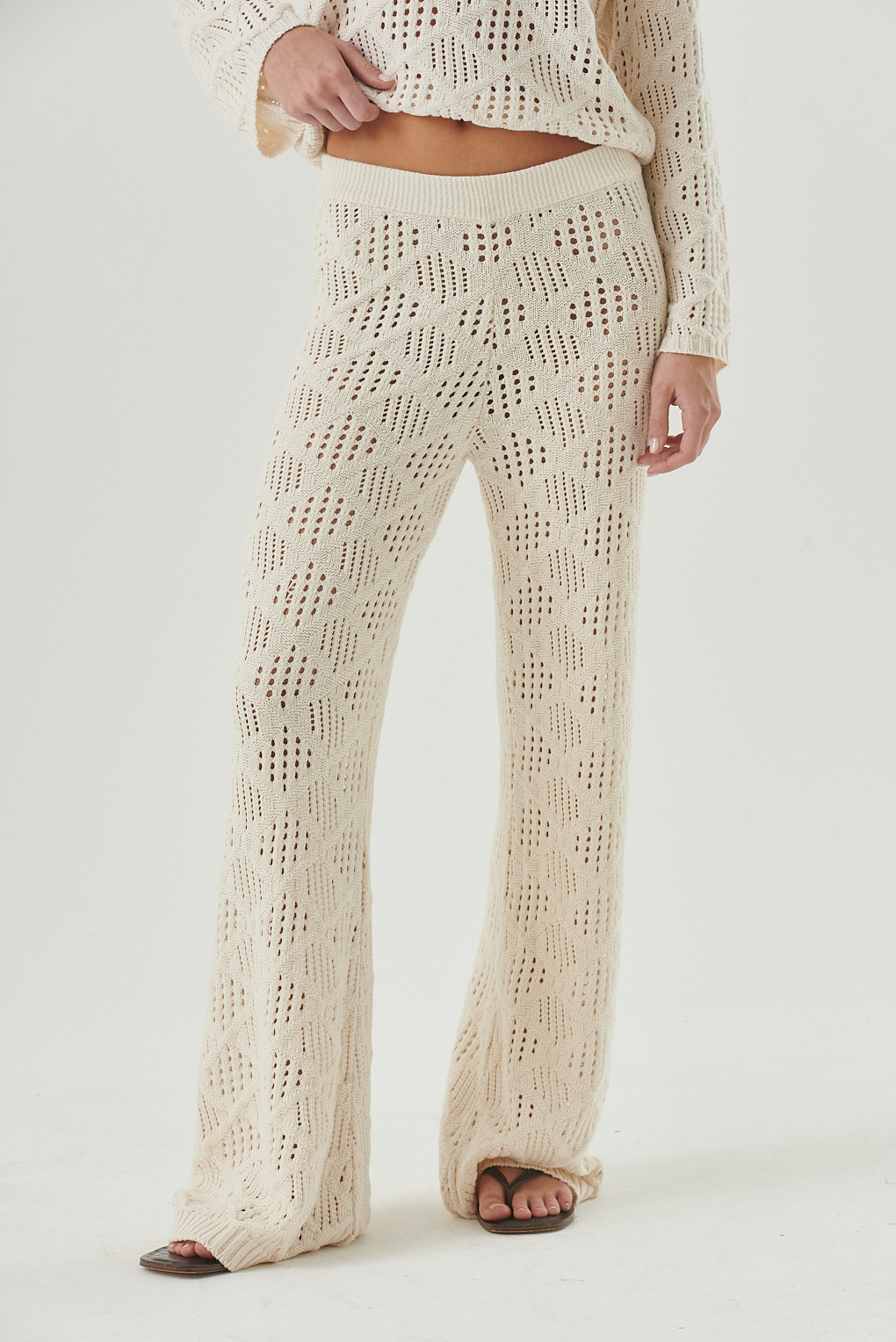 pantalon algodon calado