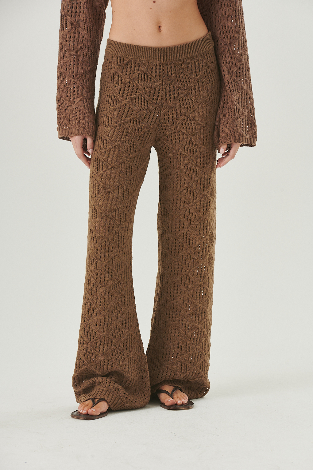 pantalon algodon calado