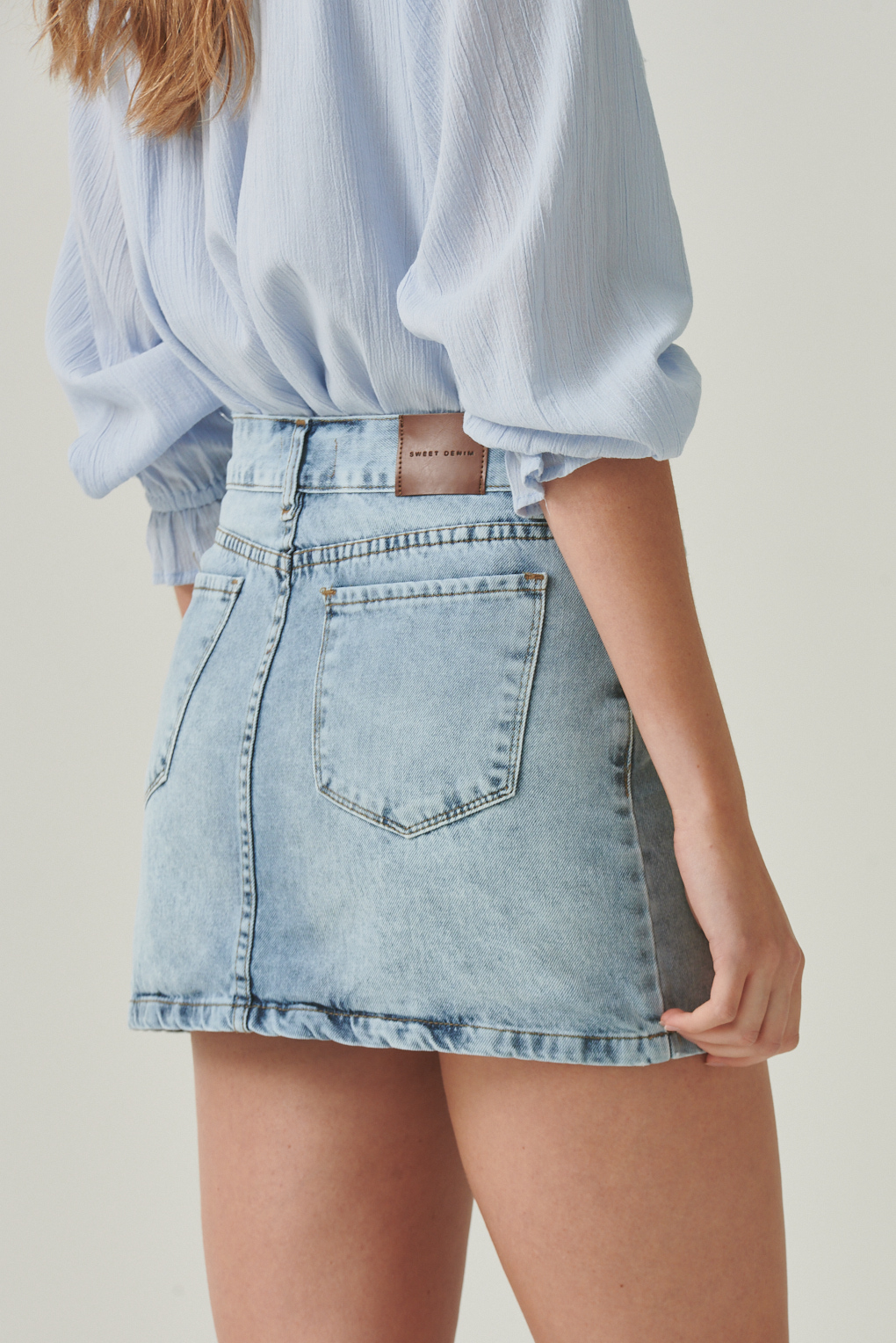mini de jean clasico