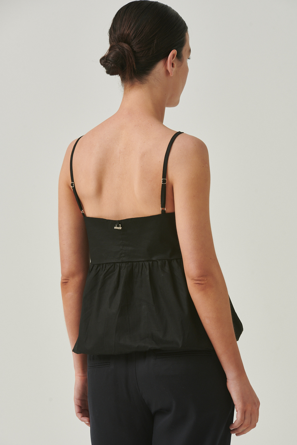 top efecto globo poplin