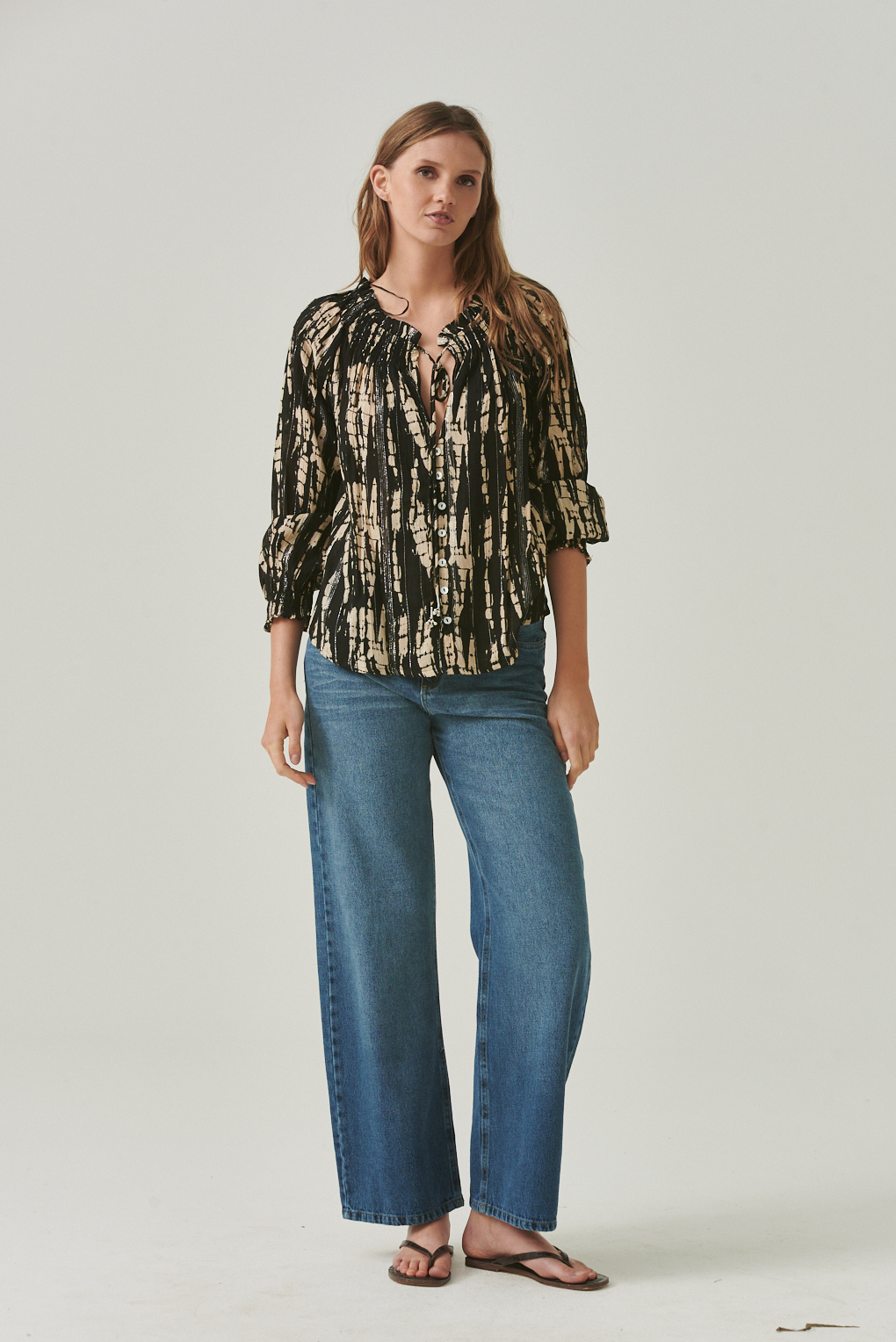 blusa lurex