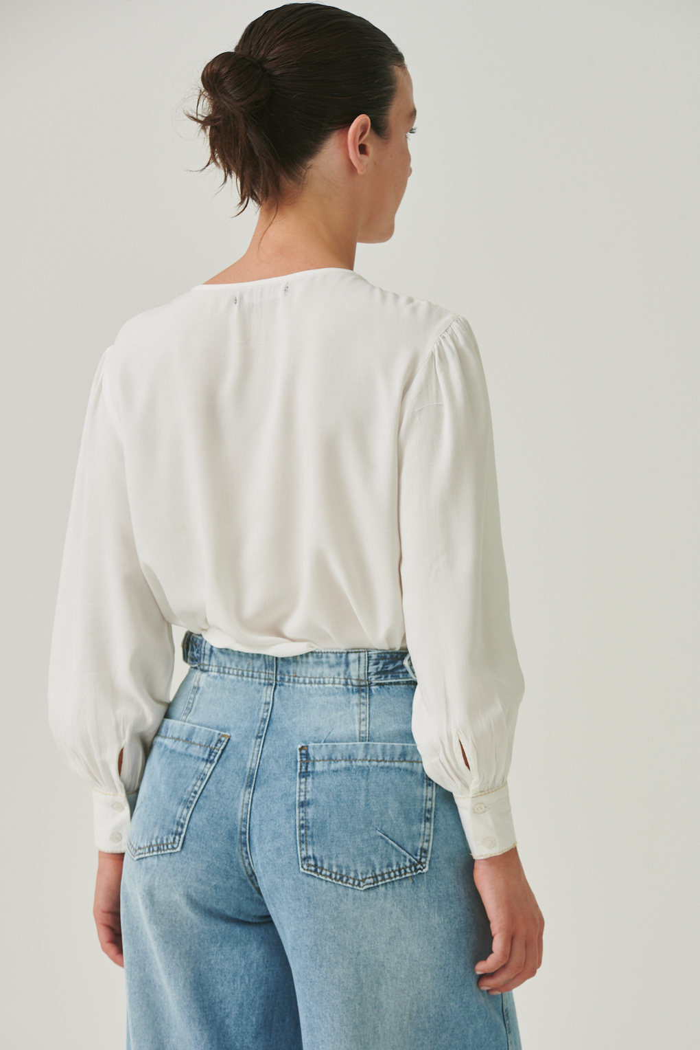 blusa voile viscosa