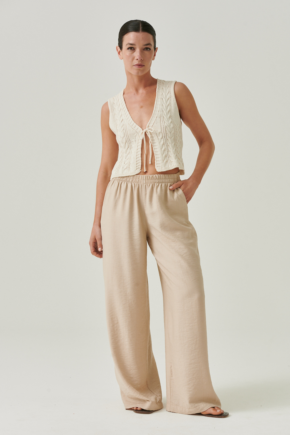 pantalon crepe