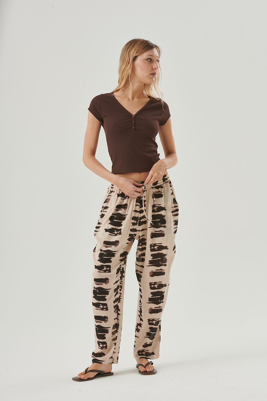 pantalon estampado