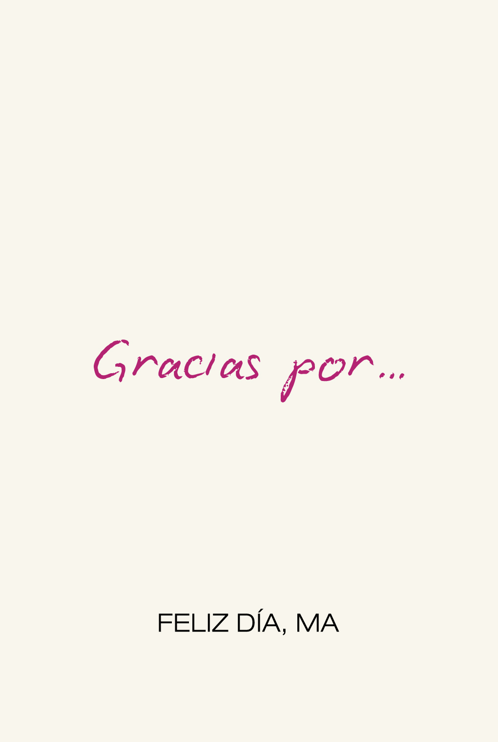 tarjeta dia de la madre