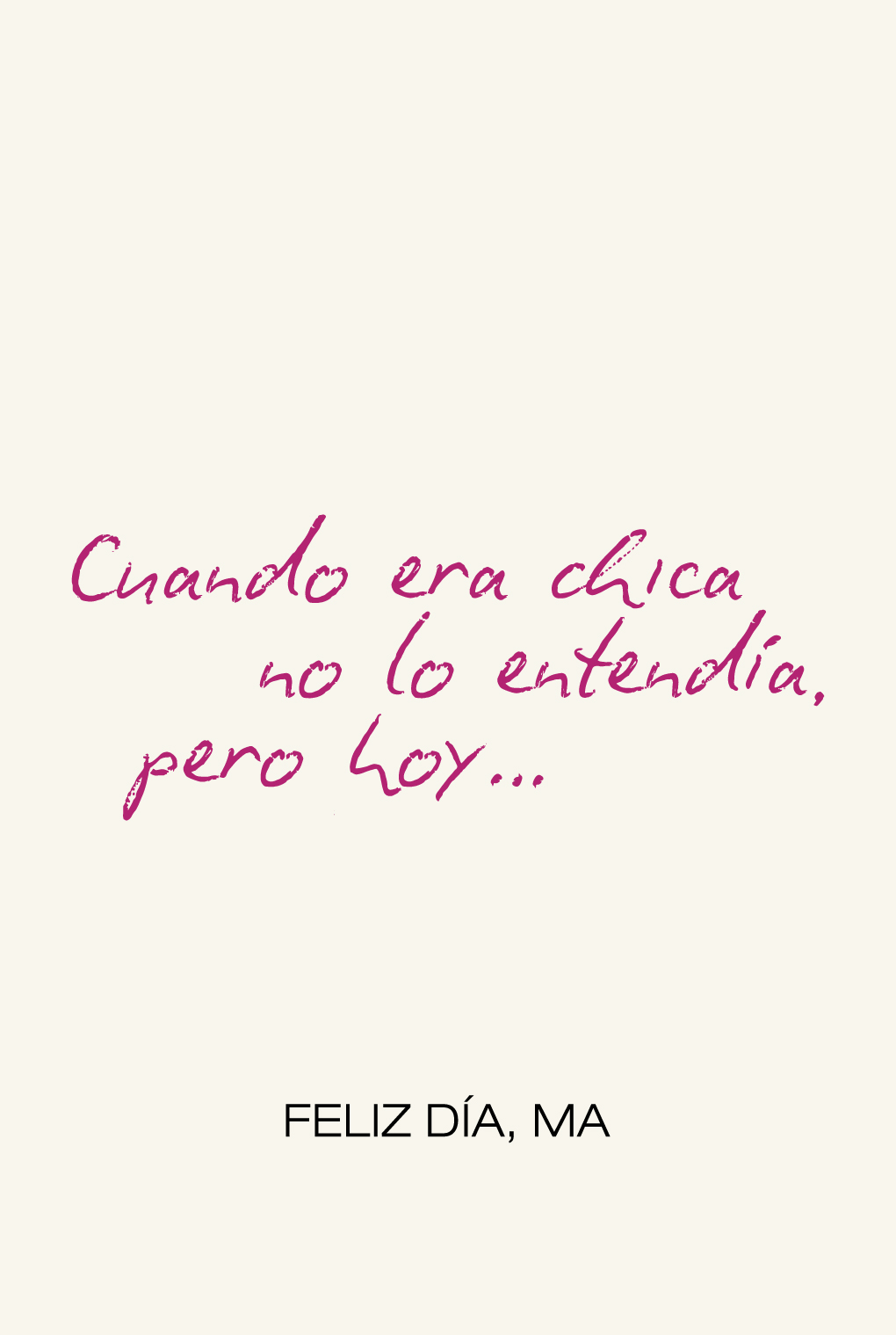 tarjeta dia de la madre