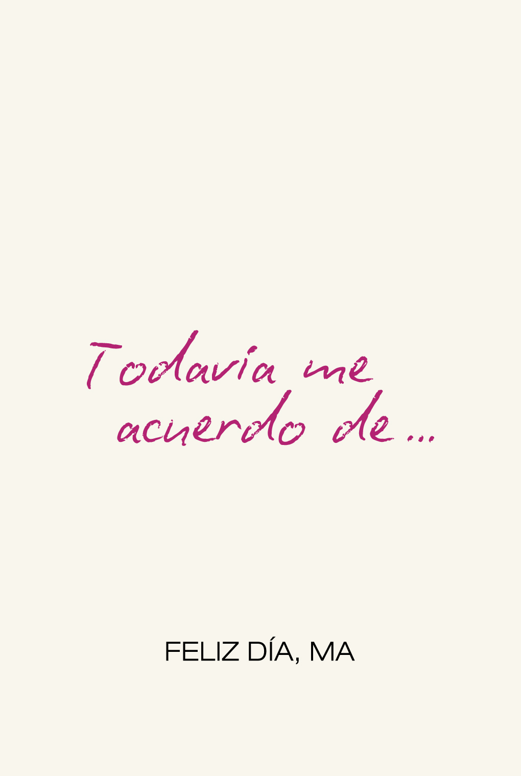 tarjeta dia de la madre