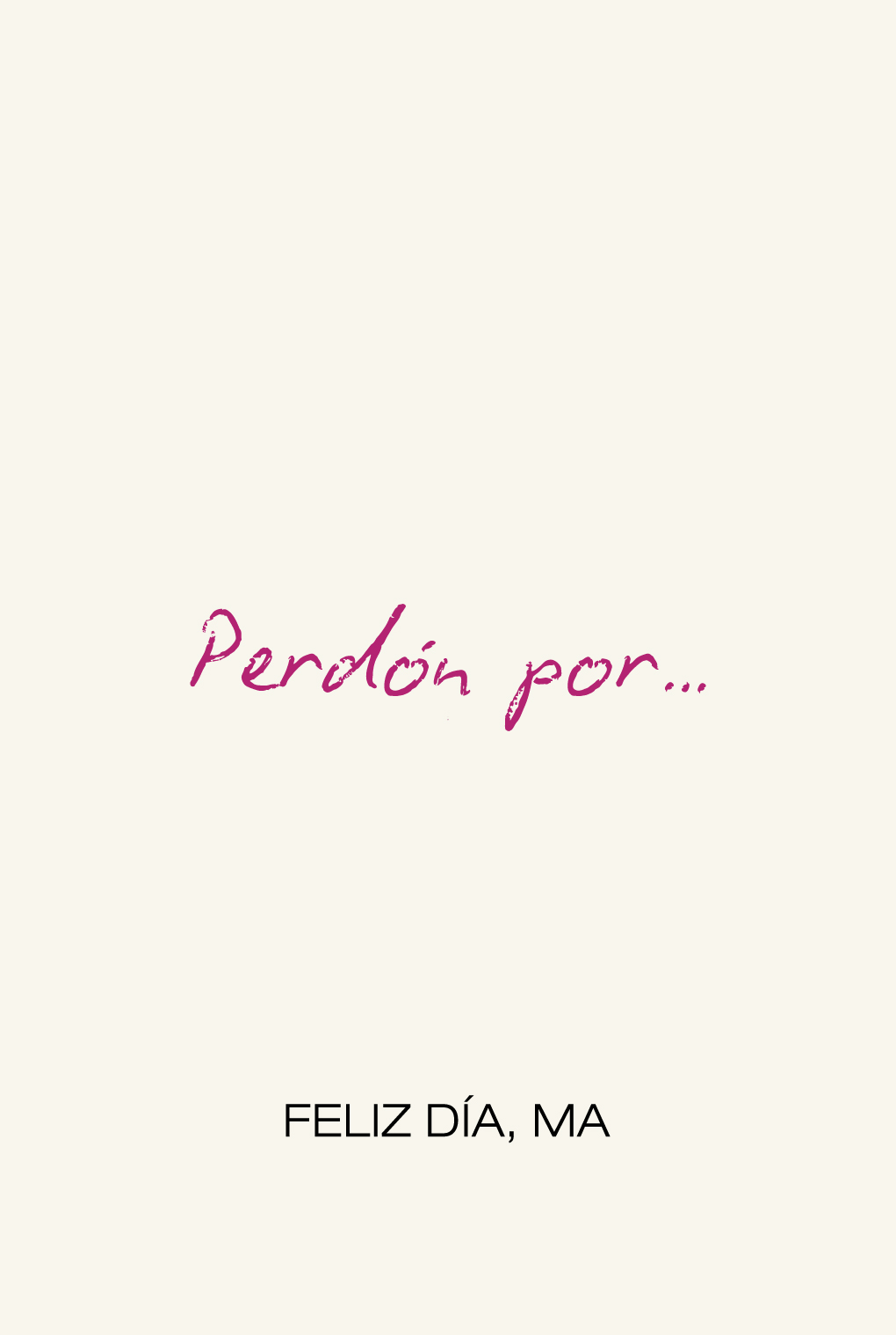 tarjeta dia de la madre