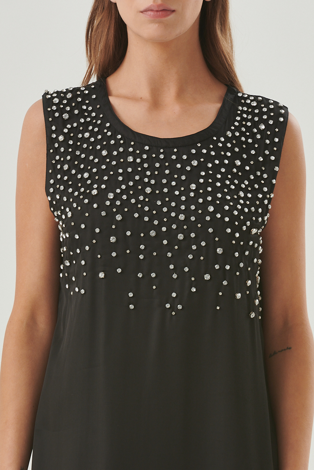 vestido brillos noche