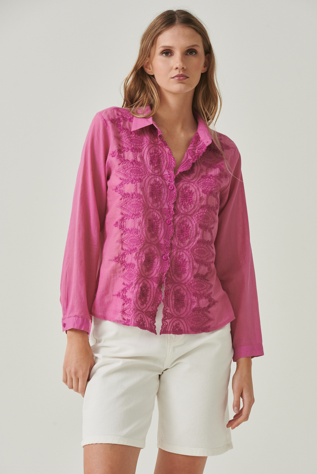 Camisa broderie