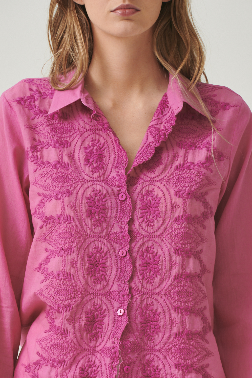 Camisa broderie