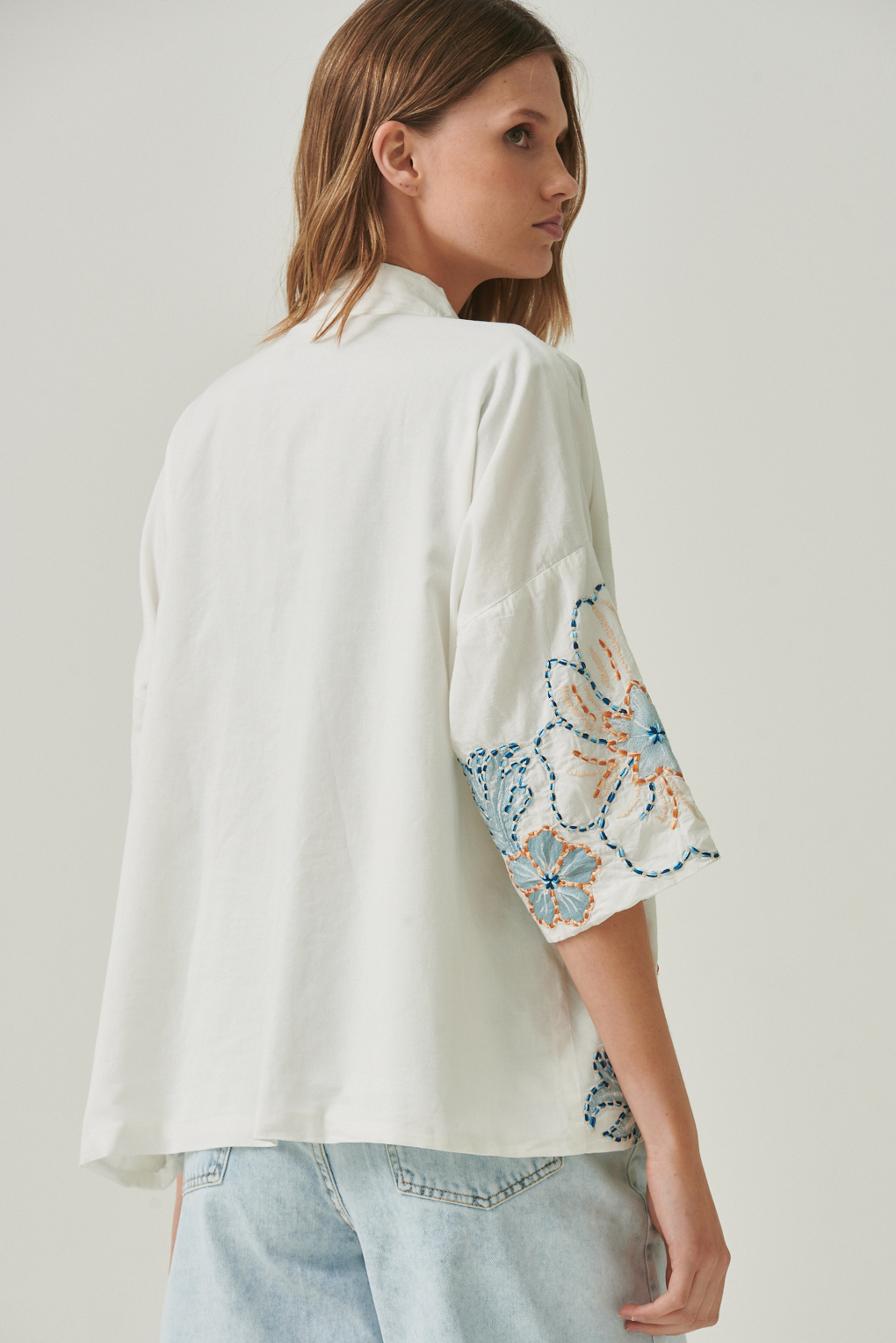 kimono broderie colores