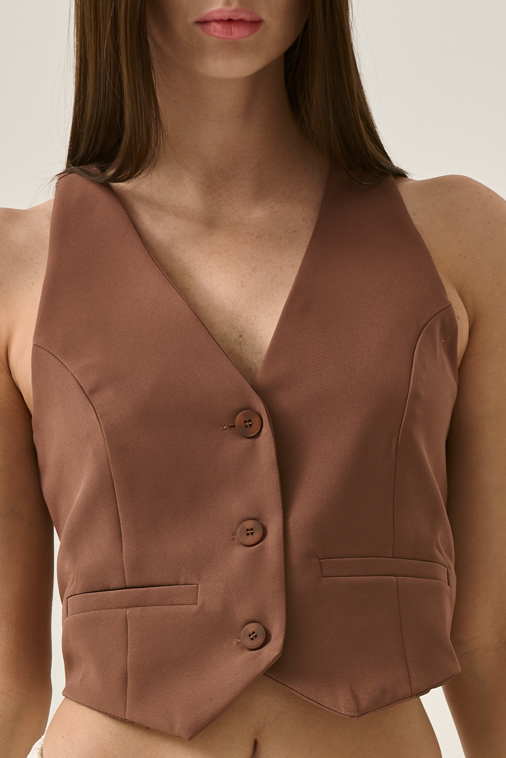 chaleco sastrero estilo corset