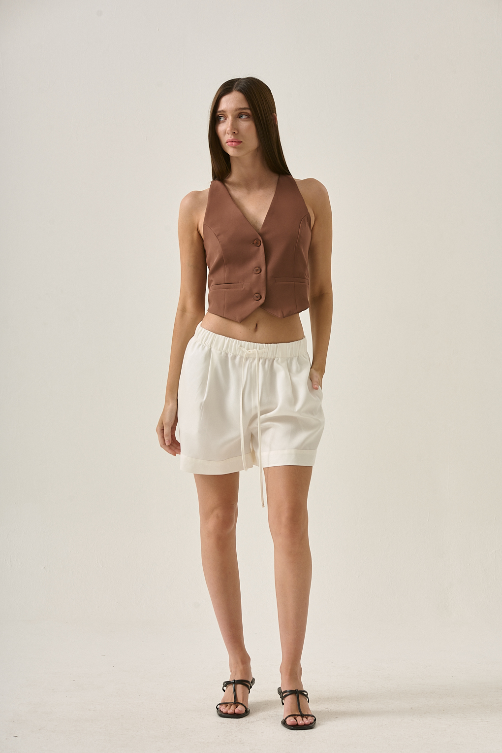 chaleco sastrero estilo corset