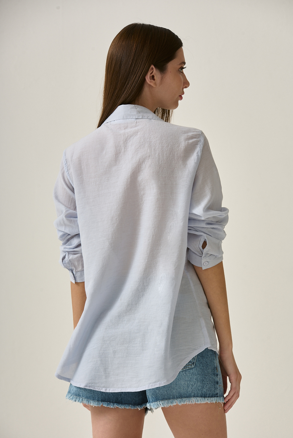 camisa Letizia algodón bordada