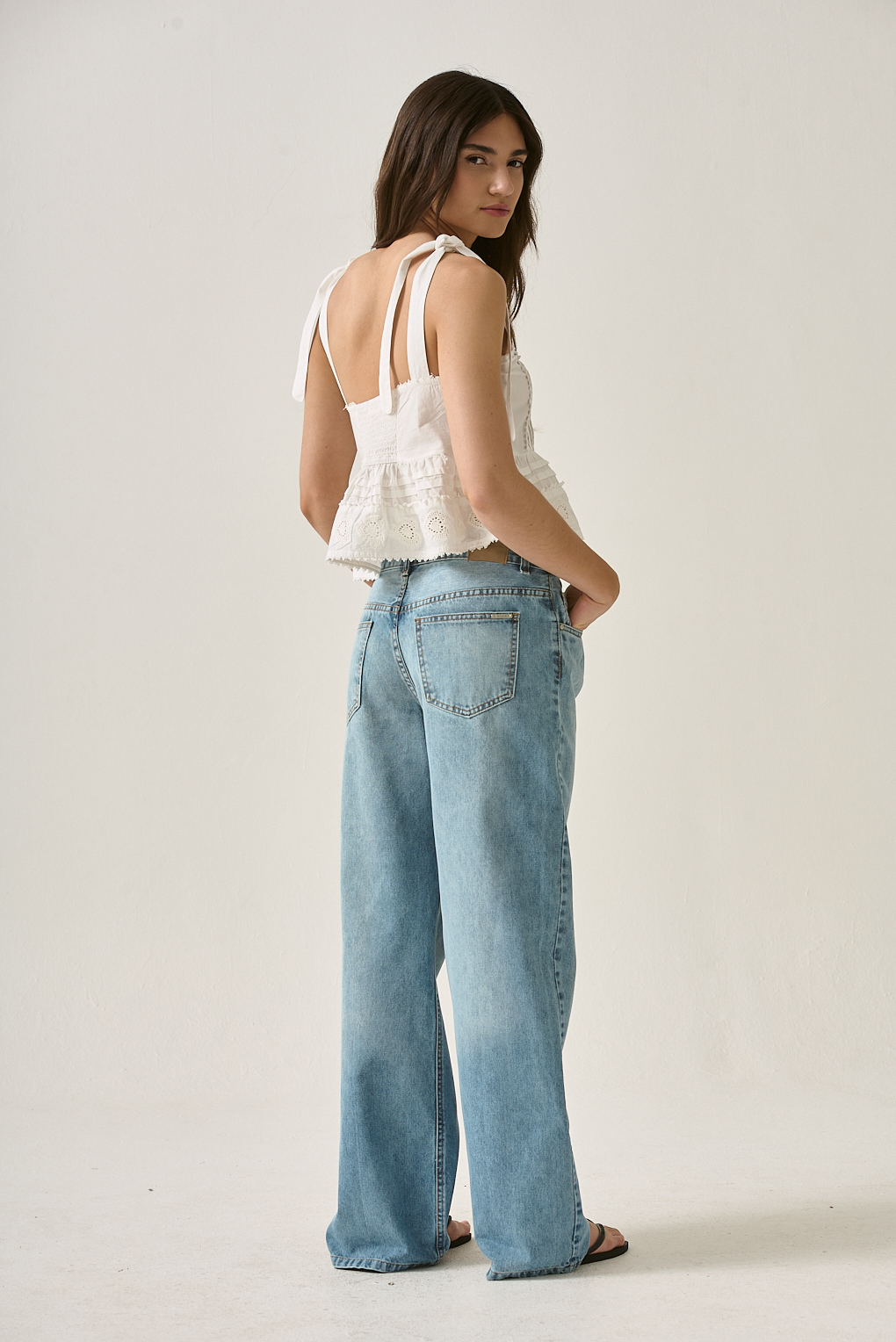 jean wide leg clasico