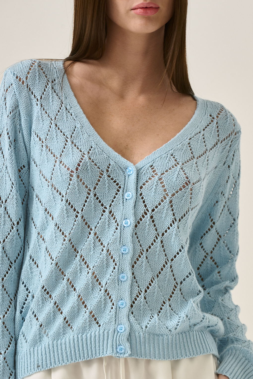 saco tejido algodón