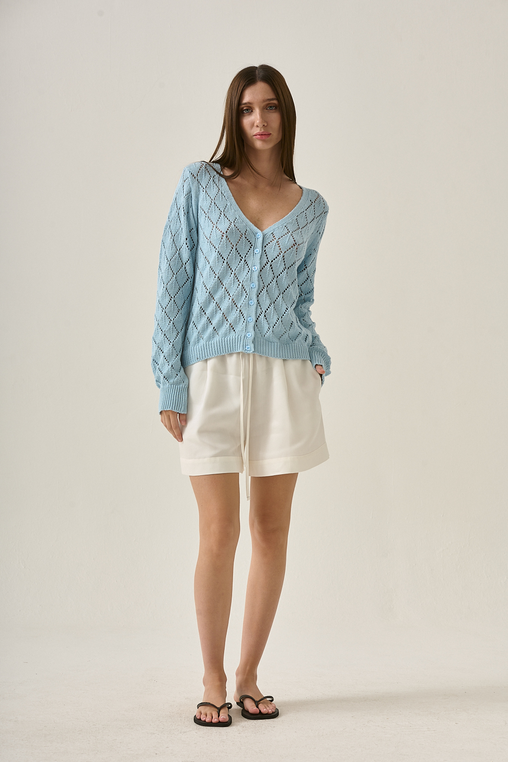 saco tejido algodón