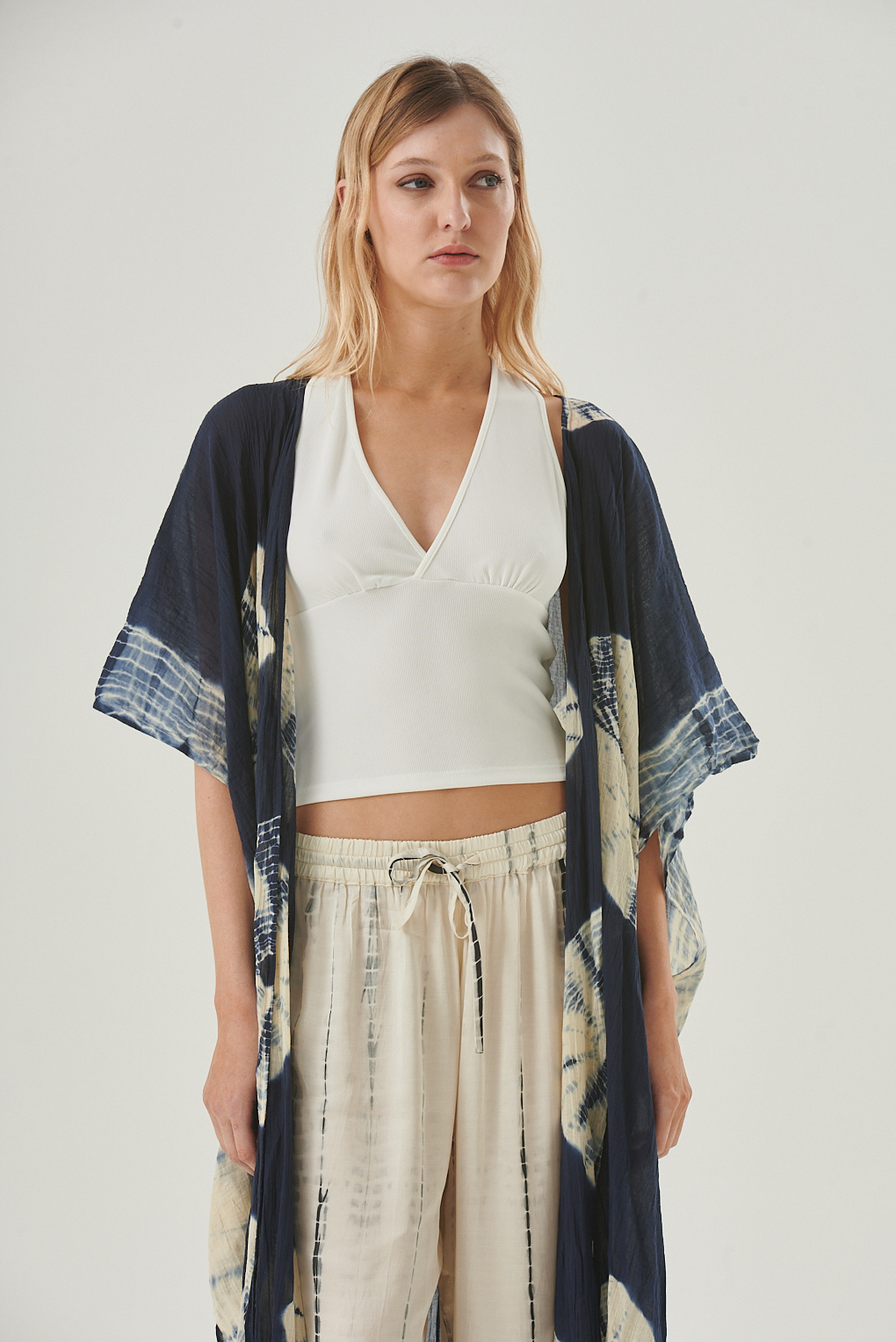 kimono algodón batik