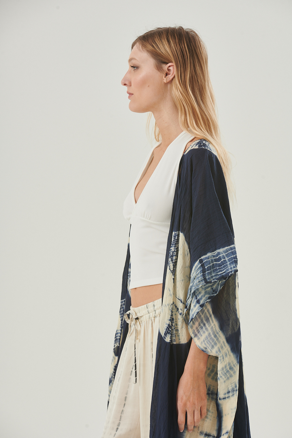kimono algodón batik