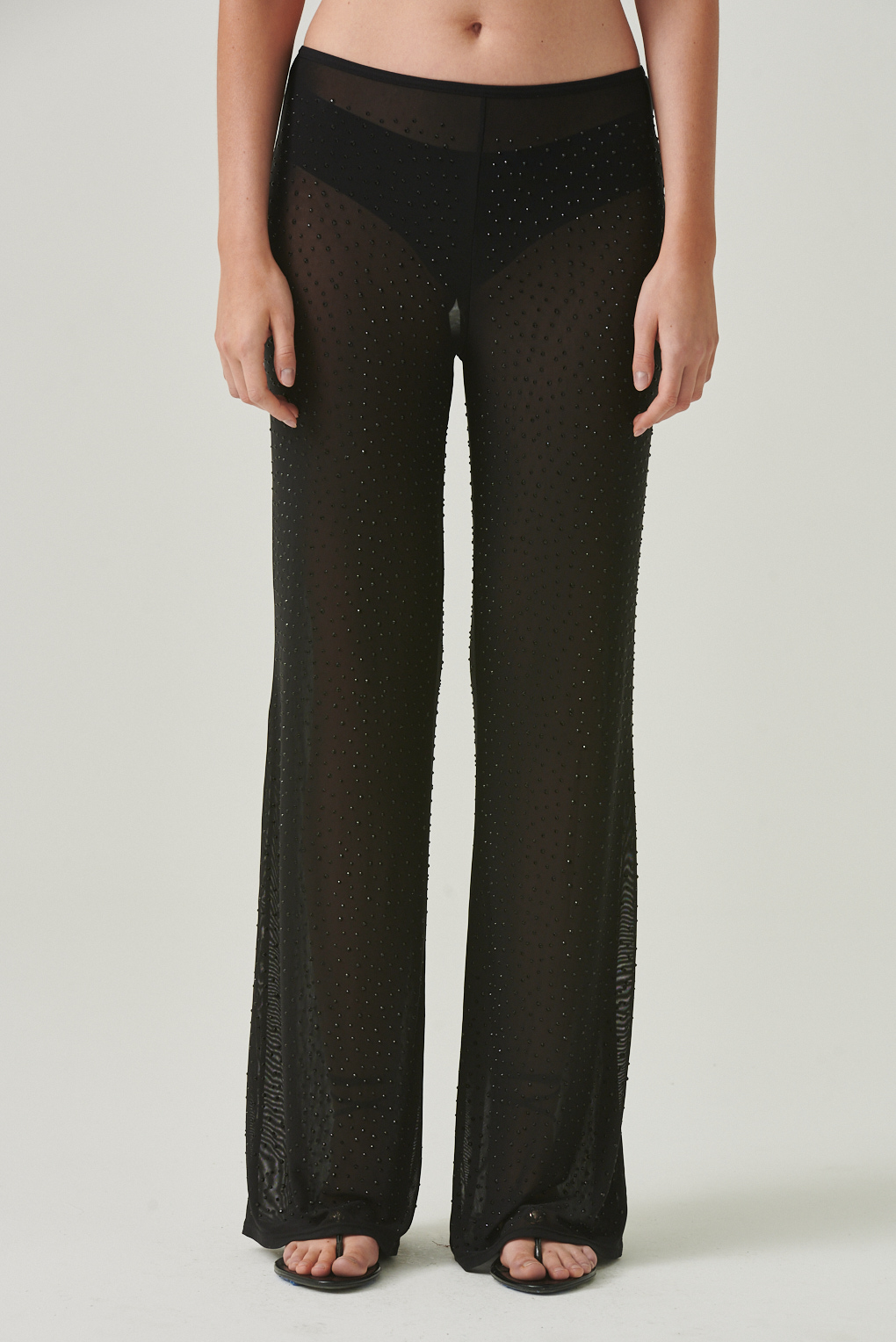 pantalón tul brillos