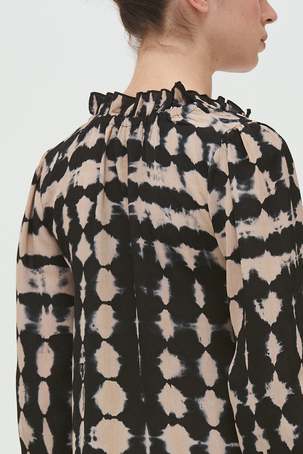 vestido viscosa estampado