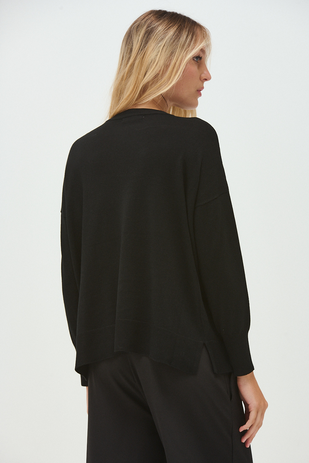 sweater tejido brillos