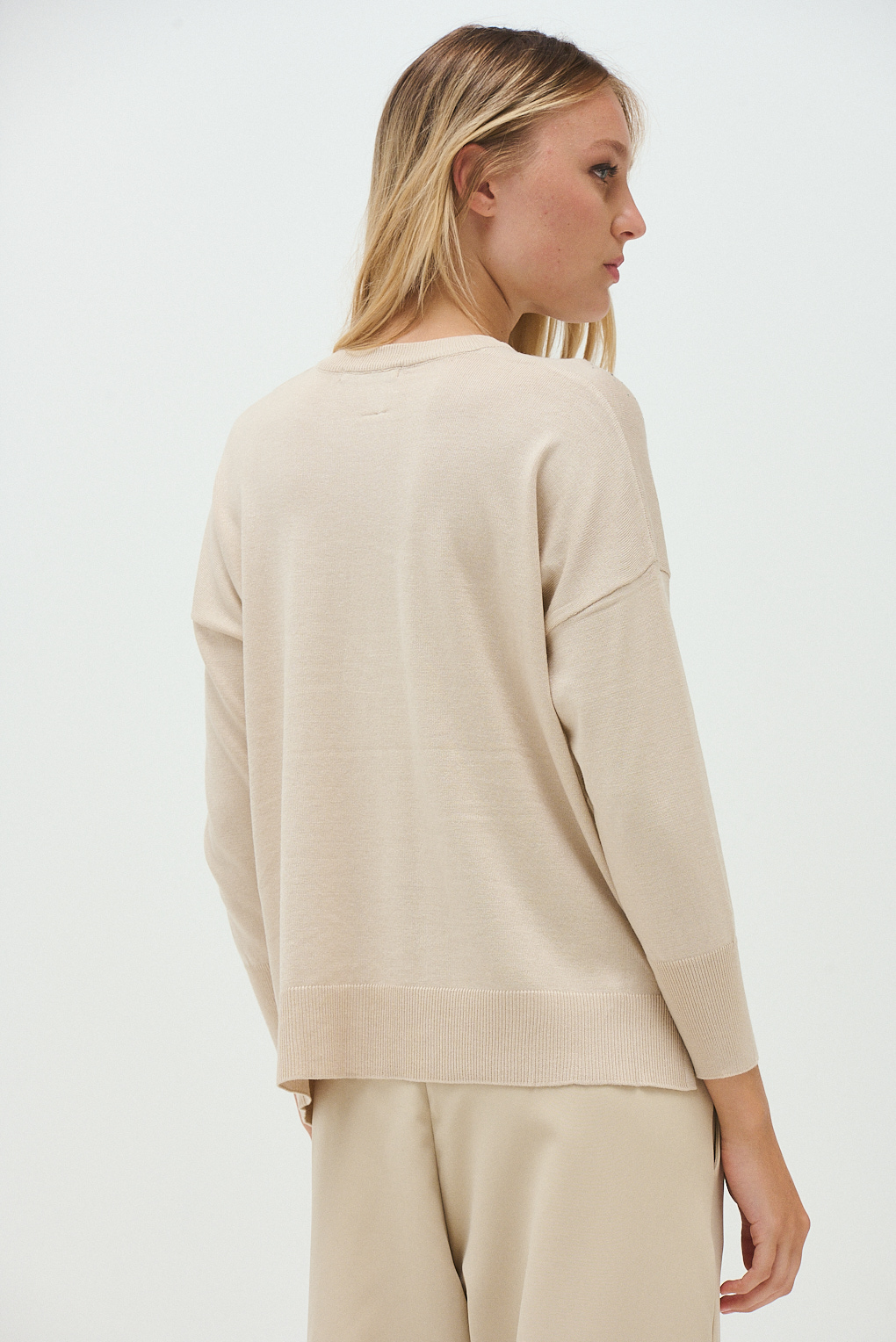 sweater tejido brillos