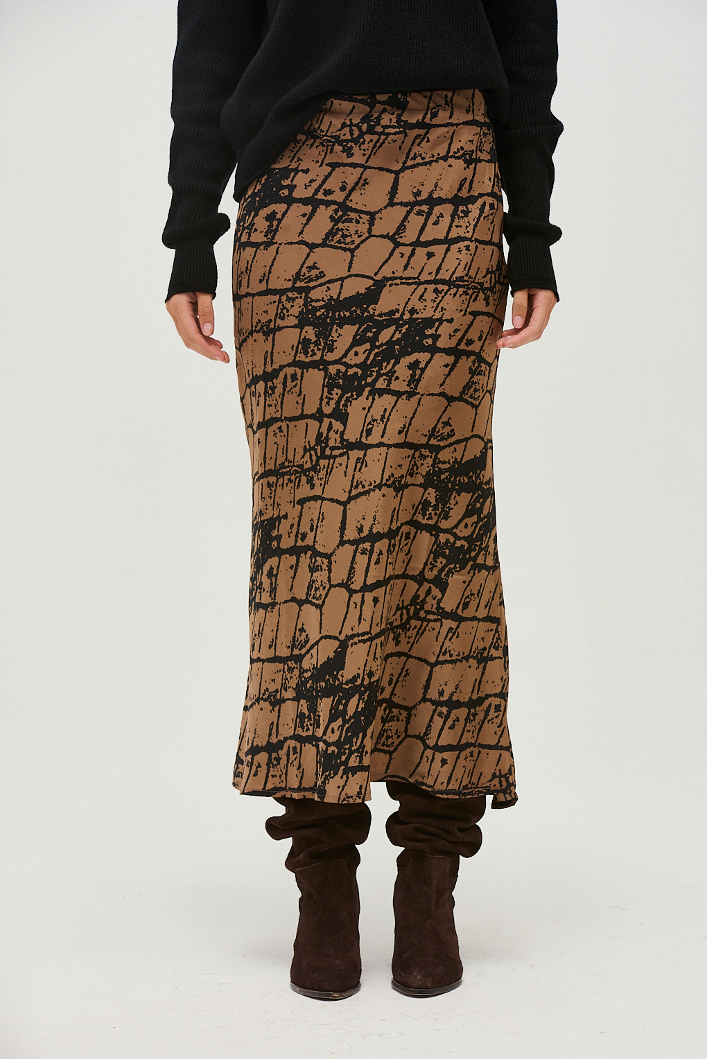 pollera viscosa elastizada