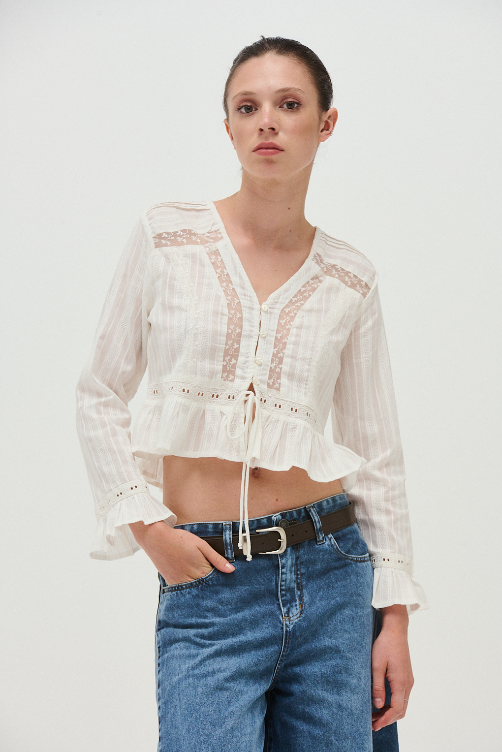 blusa algodón