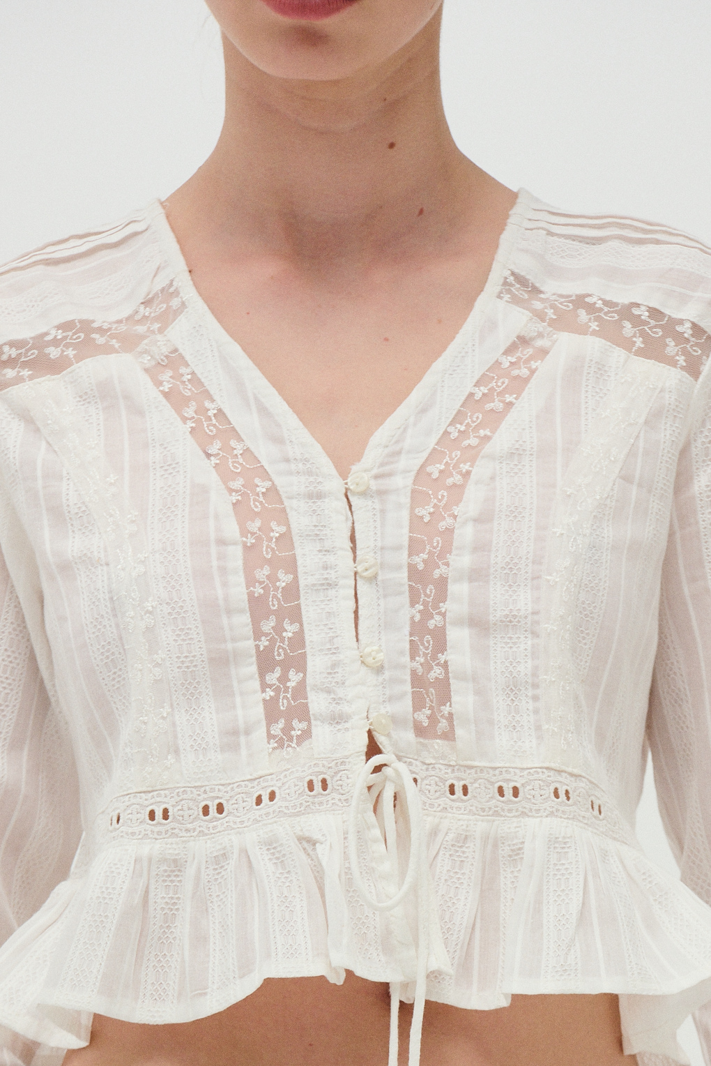 blusa algodón