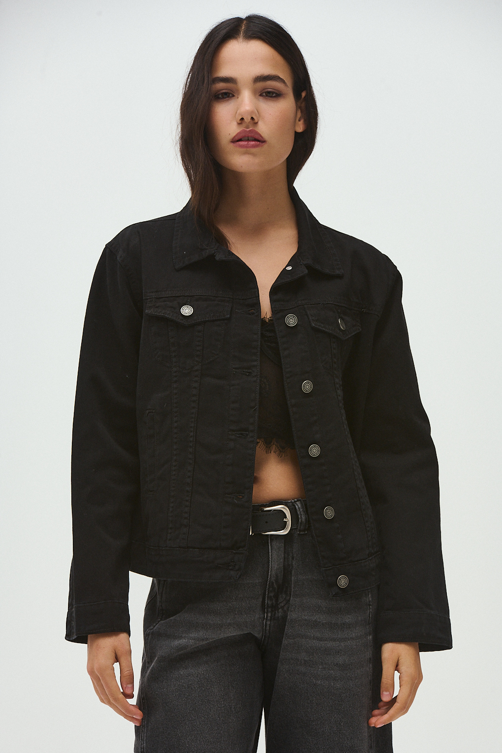 campera denim mujer