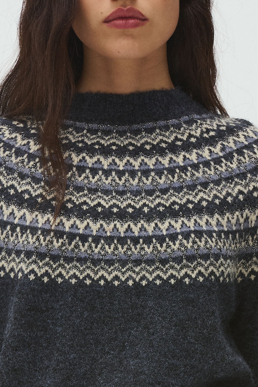 sweater tejido lurex