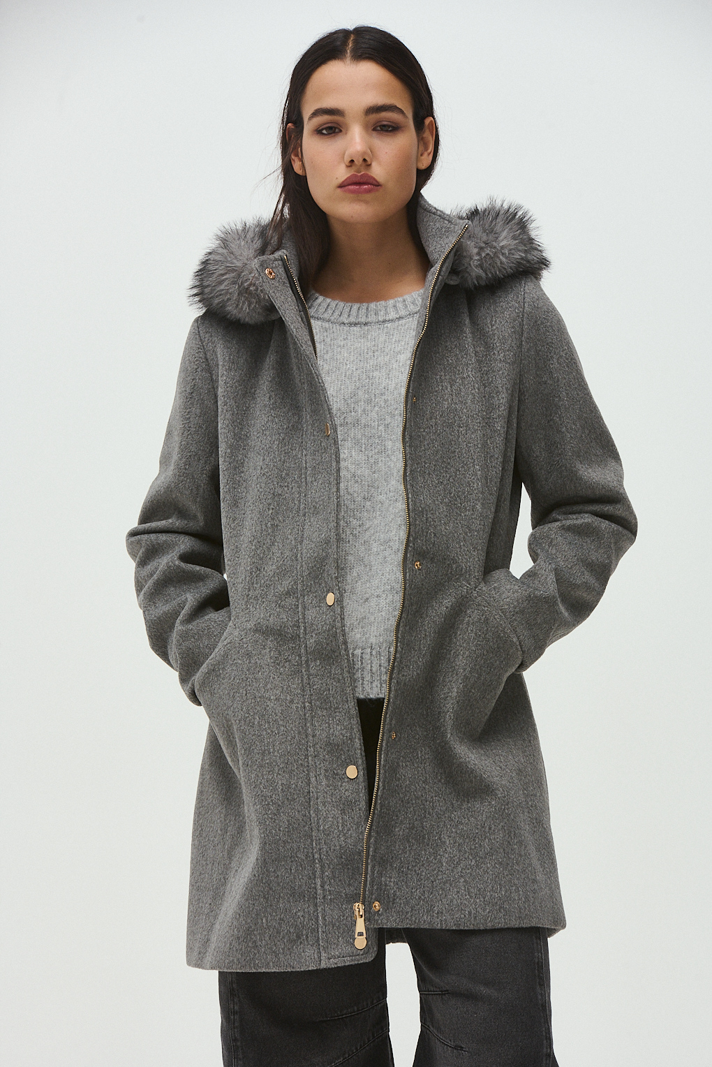 Tapado gris desmontable