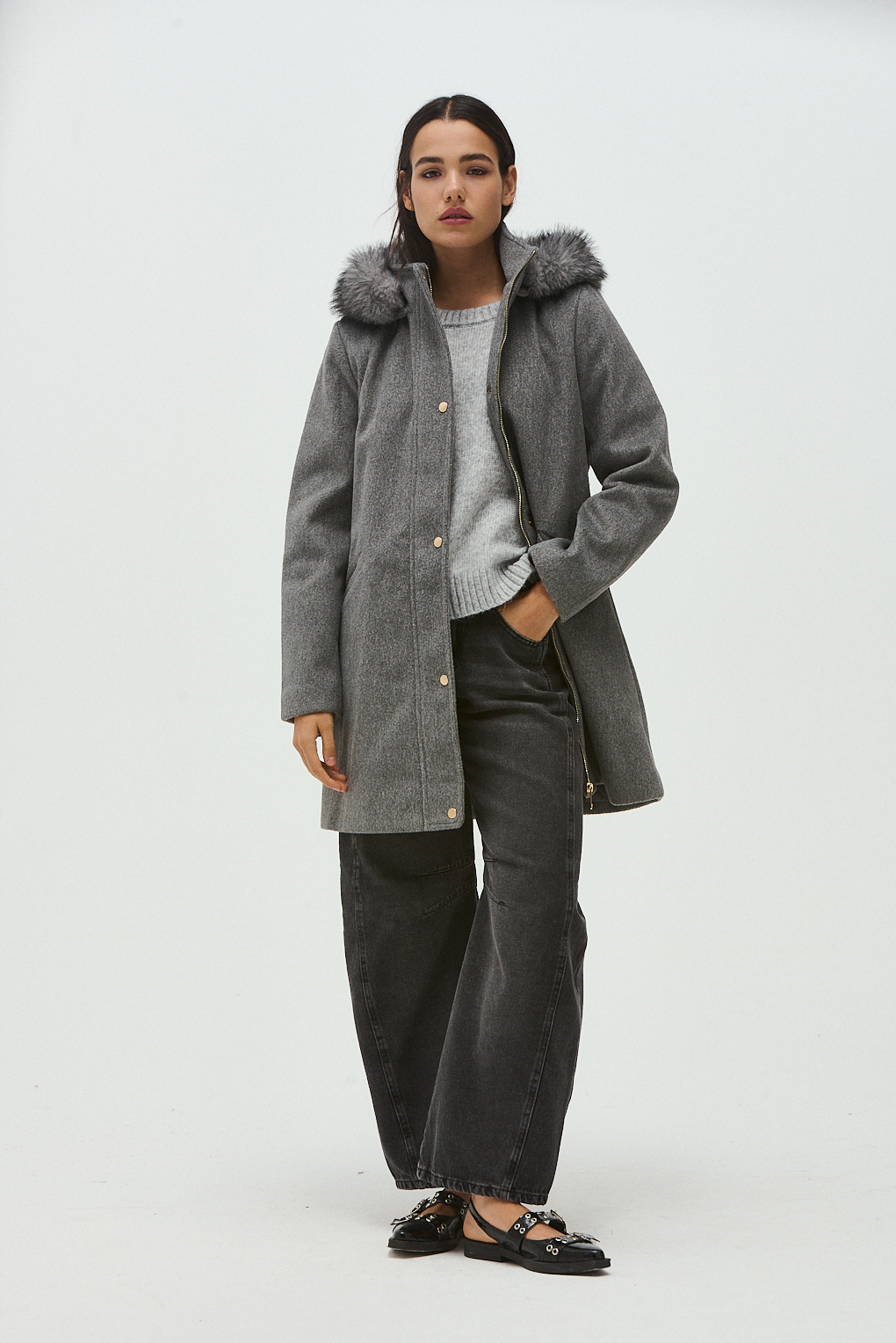 Tapado gris desmontable