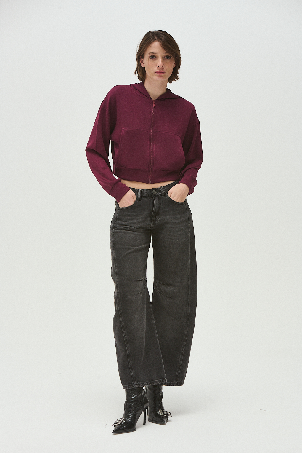 campera capucha