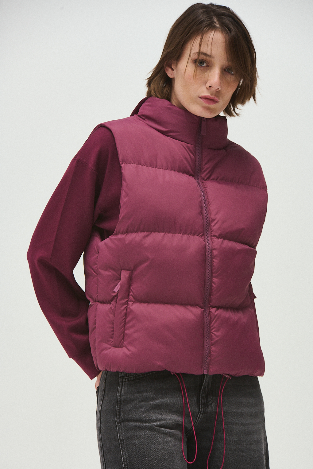 chaleco puffer acolchado